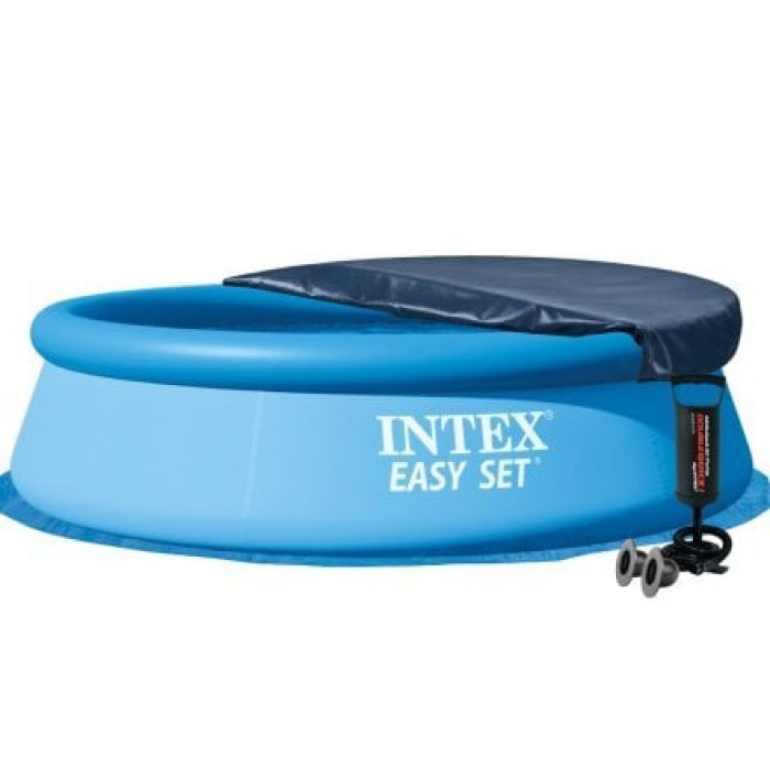 Надувной бассейн Intex 28120-4в1, 305 х 76 см (басейн, підстилка, насос, тент)