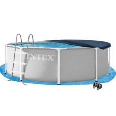Каркасний басейн Intex 26706-4в1, 305 х 99 см (басейн, підстилка, драбина, тент)