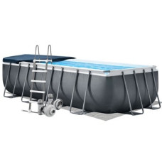 Каркасний басейн Intex 26356-4в1, 549 х 274 х 132 см (басейн, підстилка, драбина, тент)