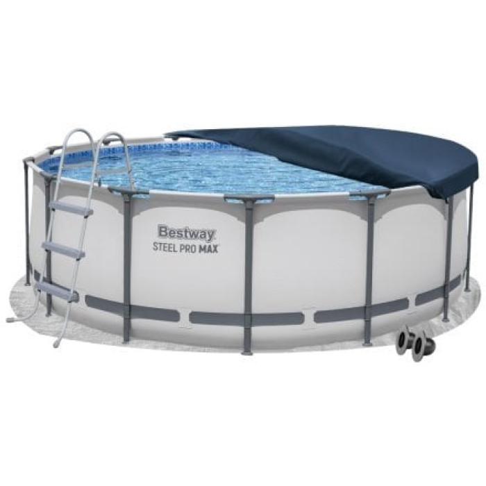 Каркасний басейн Bestway 5612X-4в1 427 х 122 см (басейн, підстилка, драбина, тент)