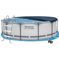 Каркасний басейн Bestway 56260-4в1, 366 х 100 см (басейн, підстилка, драбина, тент)