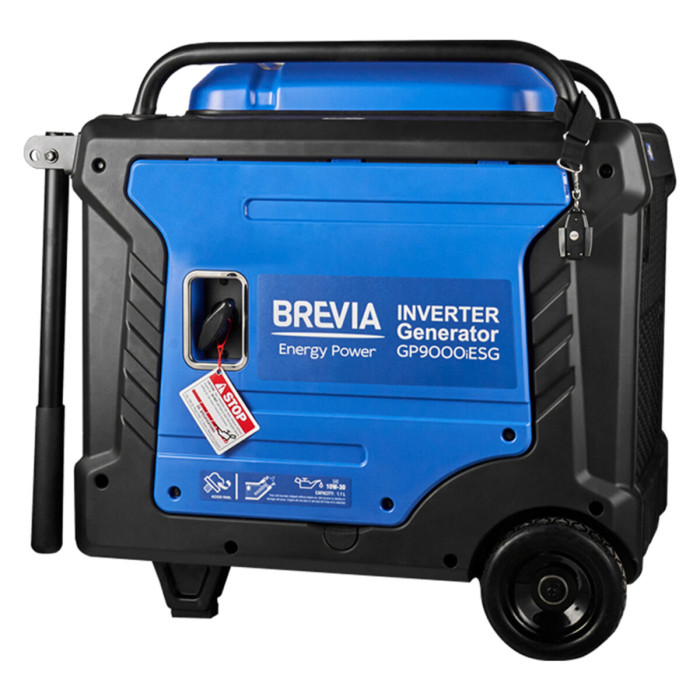 Инверторный генератор Brevia DUAL FUEL 8 кВт газ/бензин с электростартером, 230 В