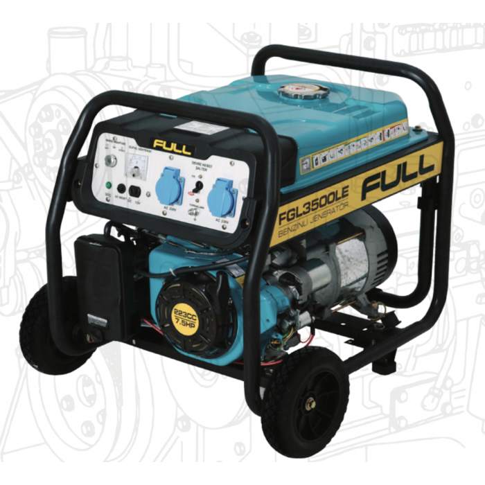 Генератор бензиновий Full FGL3500LE (2,5 кВт)