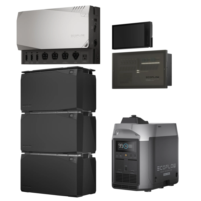 Комплект енергонезалежності EcoFlow Power Independence Kit 15 kWh (з генератором) — фото