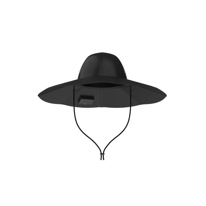 Сонячний капелюх EcoFlow Power Hat 12 Вт - Чорна М-L — фото