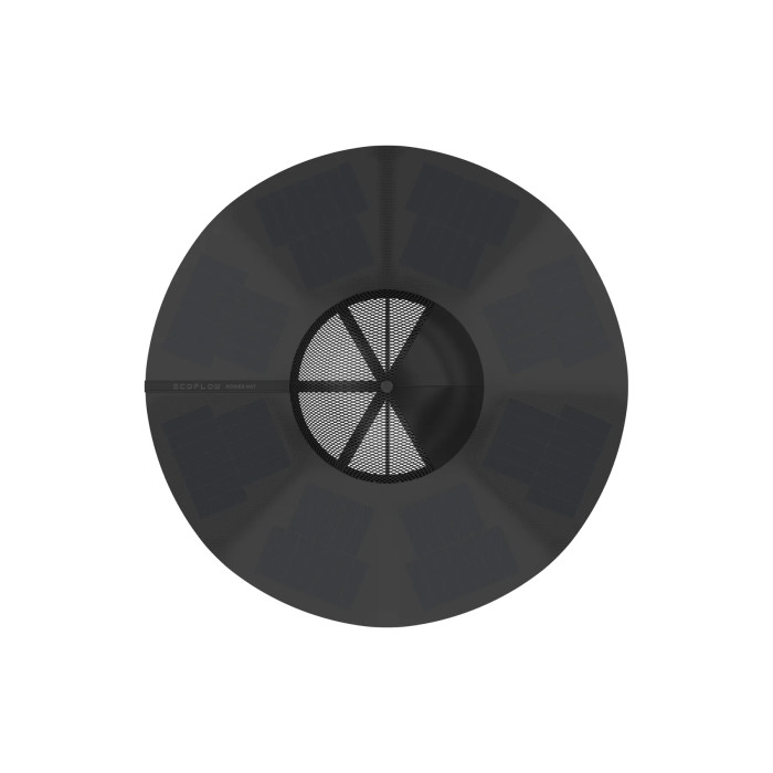 Сонячний капелюх EcoFlow Power Hat 12 Вт - Чорна М-L — фото