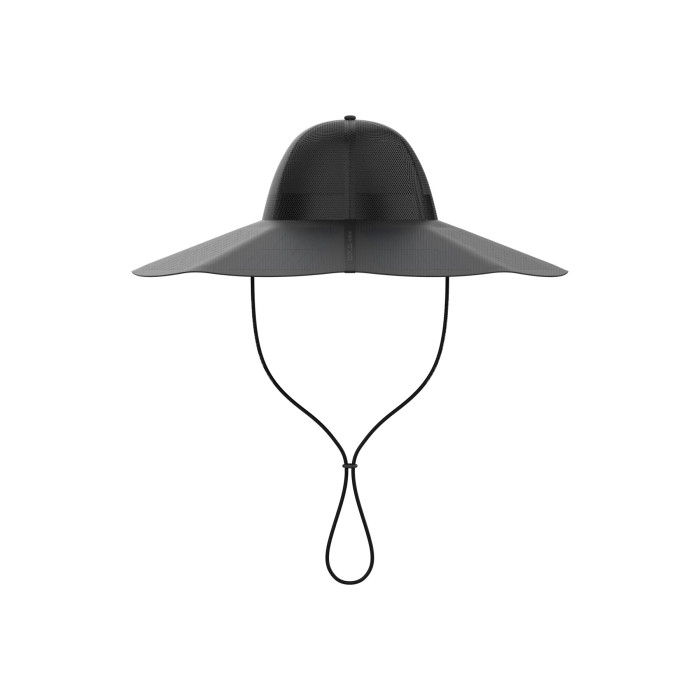 Сонячний капелюх EcoFlow Power Hat 12 Вт - Чорна М-L — фото