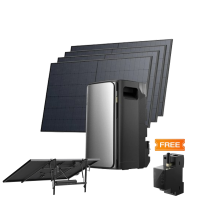 Комплект EcoFlow STREAM ULTRA/Solar Panel 4*400/Сонячний трекер EcoFlow Single Axis Solar Tracker/Розумний лічильник Smart Meter